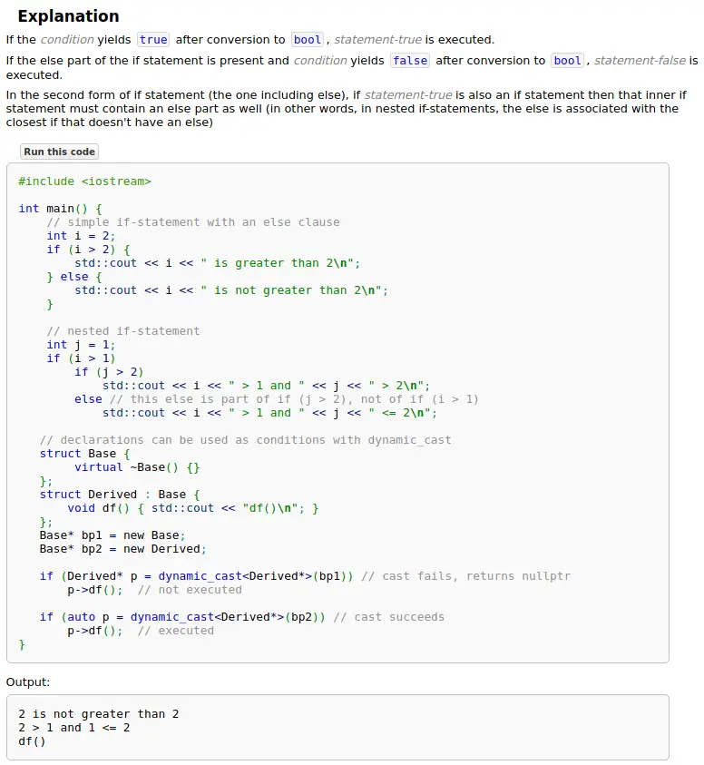 Wyjaśnienie na przykładach